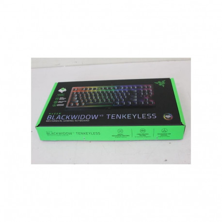 Razer SALE OUT. BlackWidow V3 Tenkeyless (Green Switch) Gaming Keyboard, Nordic layout, Wired, Black