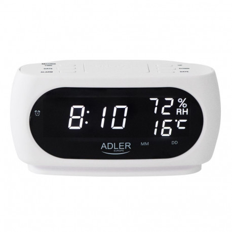 Adler LED clock with thermometer | AD 1186