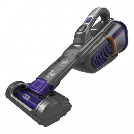 Black & Decker cordless handheld vacuum cleaner BHHV520BFP-QW, black/purple