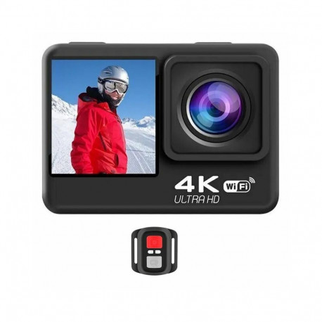 iWear K4 Real 4K 20Mpix Wi-Fi Sport Camera with Sony IMX179 Lens & 8x Fixation Set