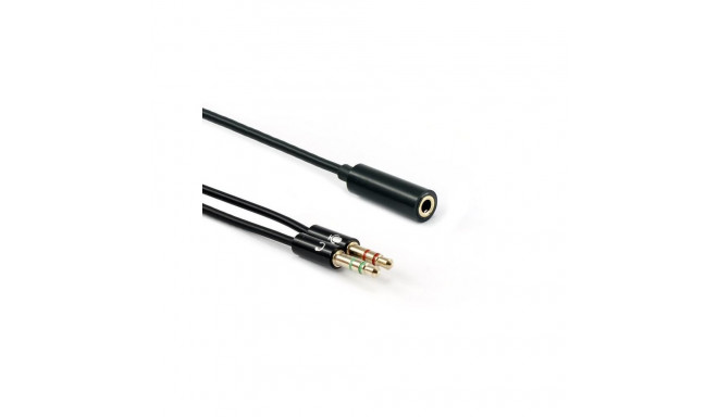 Sbox Universal 3.5mm F. 4Pin - 2 X 3.5mm M. 3Pin 0.2m 35F-2X35M