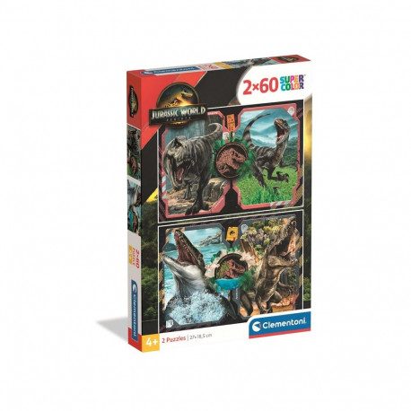 TOY PUZZLE JURASSIC WORLD 2X60 24830