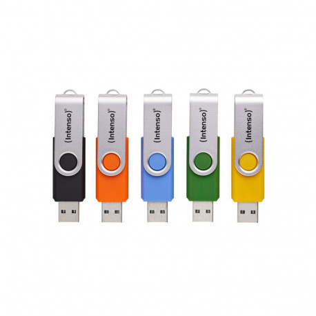 1x5 Intenso Office Line     32GB USB Stick 3.2  Multipack    bunt