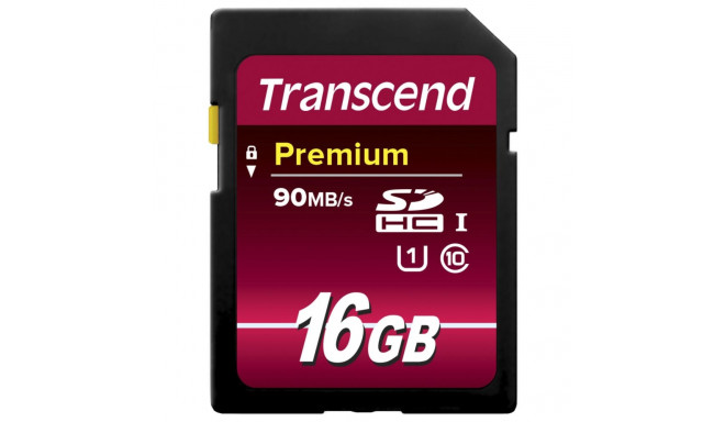 Transcend SDHC 16GB Class 10 UHS-I 400x Premium mälukaart