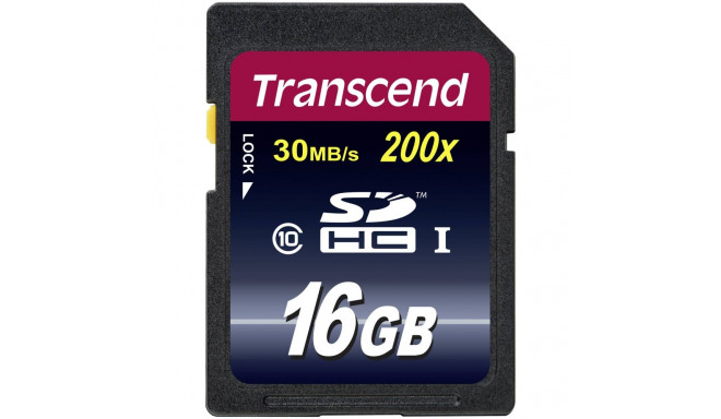 Transcend SDHC 16GB Class 10 mälukaart