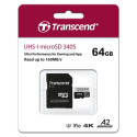 Transcend microSDXC 340S 64GB Class 10 UHS-I U3 A2