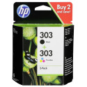 HP 3YM92AE tindikassetid must /3 värvi nr 303