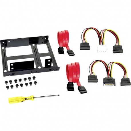 Fantec paigaldusraam 2 x 2,5 HDD SSD