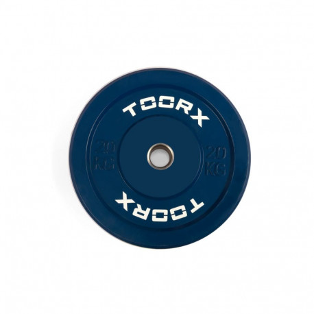 Raskusketas TOORX Bumper Plate Challenge, sinine, 50 mm, 20 kg