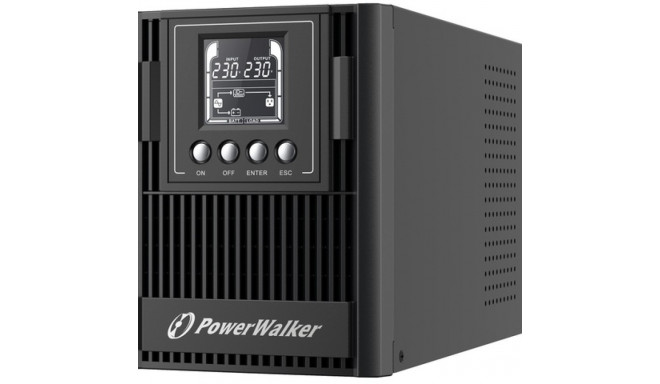 UPS POWERWALKER VFI 1000 AT FR ON-LINE 1000VA 3X FRENCH OUTLETS USB-B RS-232 LCD TOWER EPO