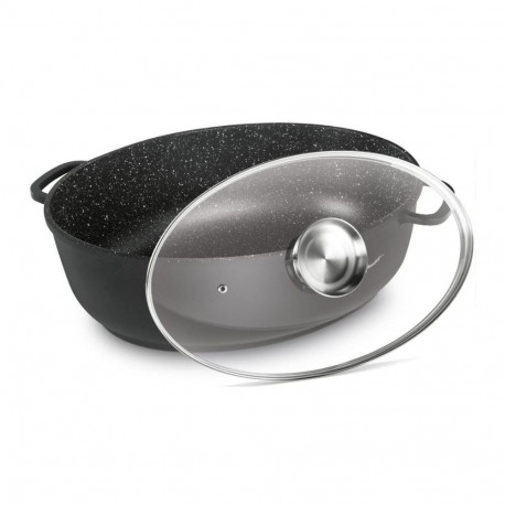 Roaster with glass lid Rock Lamart