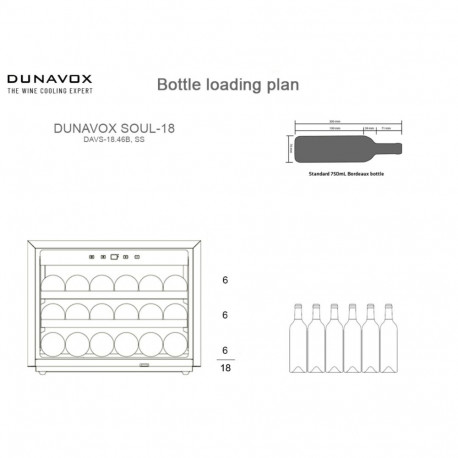 Wine cooler Dunavox