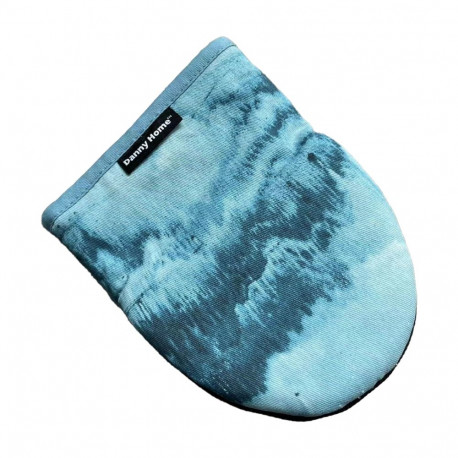 Oven gloves AIMAI 2pcs with silicone, blue