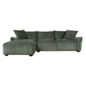 Corner sofa DIVI LC, mint green