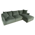 Corner sofa DIVI RC, mint green