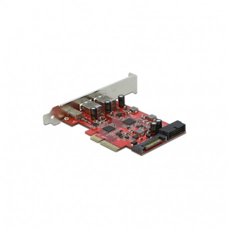 PCIe x4 > 1x USB 3.2 Gen 2 USB-C,+ 2xUSB-A, 1x intern USB 3.2 Gen 1