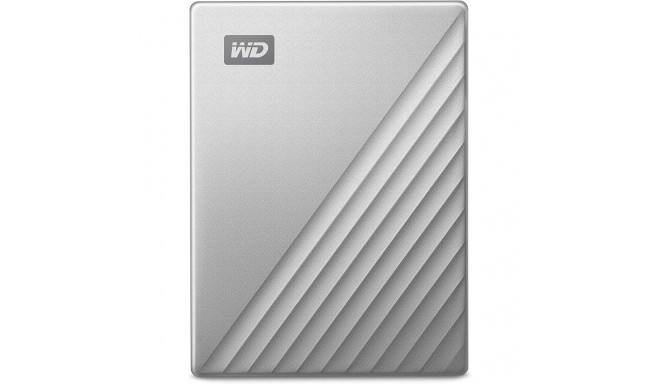 Western Digital external HDD 5TB My Passport Ultra for Mac USB-C 3.2, silver/black