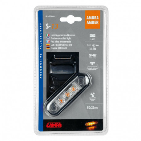 Süvistatav valgusti,3LED valgustit,oranz