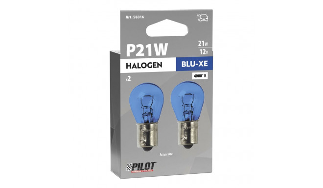 Pirnid 2tk, Blue-xe 2tk,12V,21W, BA15s