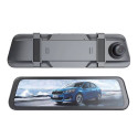 Car DVR911 Mirror Video Recorder Full HD G-sensor with Rear View Camera - Gray