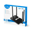 Cudy LT500 juhtmevaba ruuter Fast Ethernet kahe sagedusalaga (2.4 GHz / 5 GHz) 4G must
