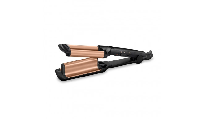 BaByliss Deep Waves Curling iron Warm Black, Orange 98.4" (2.5 m)
