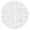 Round aluminium shower stool