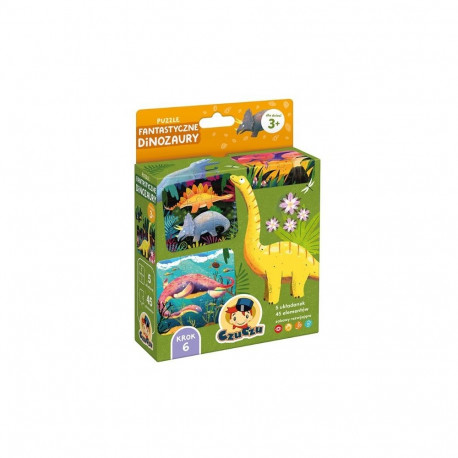 Puzzle - fantastyczne dinozaury