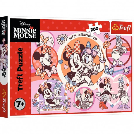 Puzzle - 200 - Zwyczaje Myszki Minnie - Disney - Trefl 13343