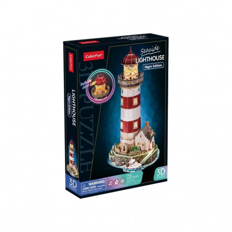 3D pusle 72 elementi tuletorn öine versioon