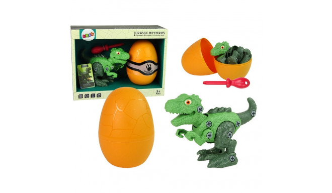 zestaw dinozaur tyranozaur rex munaga DIY kruvikeeraja roheline