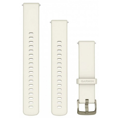 Garmin watch strap Quick Release 18mm Silicone, bone