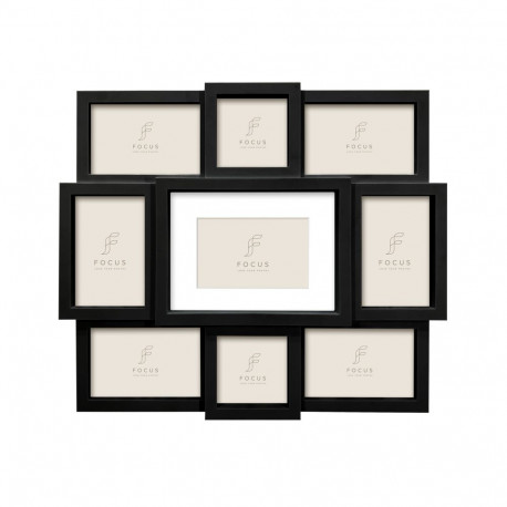 Focus Collage 9 Pictures Black