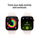 Apple Watch 11 GPS 46mm Sport Band M/L, rose gold/light blush (MEV74ET/A)