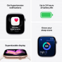 Apple Watch 11 GPS 42mm Sport Band M/L, jet black/black (MEQU4ET/A)