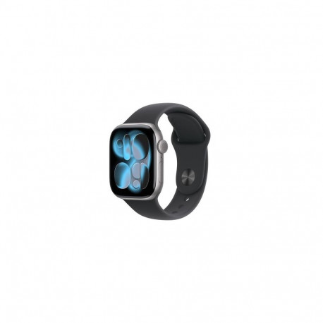 Apple Watch Series 11 GPS + Cellular 42mm Space Grey Aluminium Case with Black Sport Band - S/M