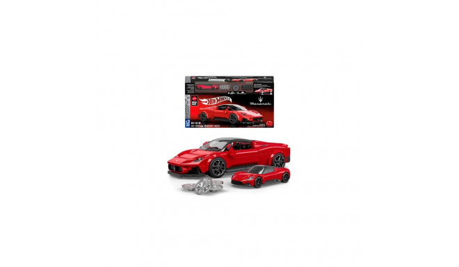 Mattel Brick Shop Hot Wheels Maserati MC20 Building Toy Kit (250 Pieces), for Collectors