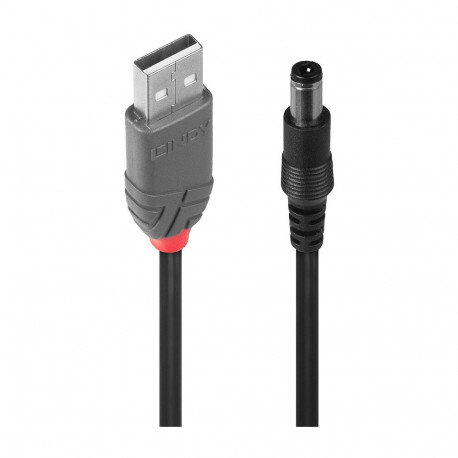 "LINDY USB 2.0 Typ A an DC 5.5/2.5mm St Adapterkabel 1.5m"