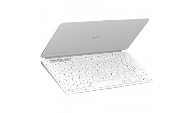 "Logitech Keys-To-Go 2 Pale Grey - mobile kabellose Tastatur fr Tablets & Notebooks"