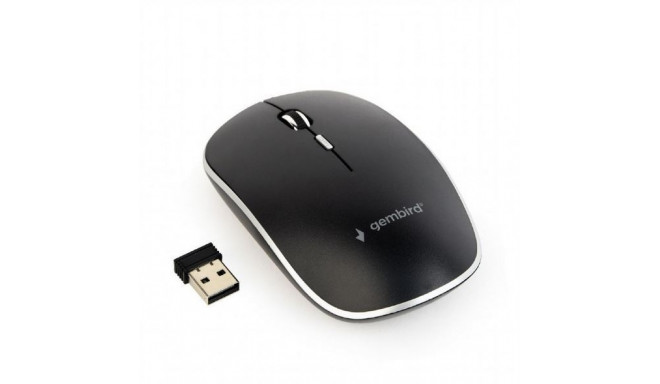 Wireless optical mouse black