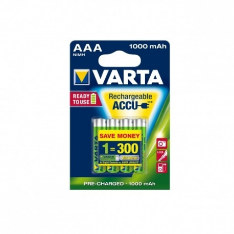Varta aku R3 1000mAh Ready2Use 4tk 