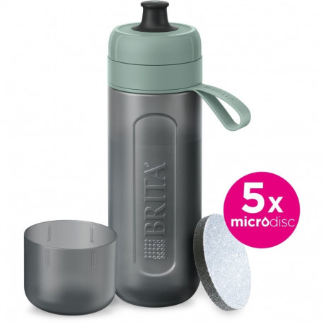 Brita Active Filter Bottle pastellroheline + 5 veefiltrit
