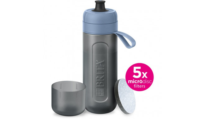 Brita Butelka filtrująca Active Pastelowy błękit + 5 filtrów do wody