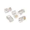 Modulaarne 8P8C pistik tahkele LAN-kaablile CAT5, UTP, 10 tk kotis | modulaarne 8P8C RJ45 pistik, 30