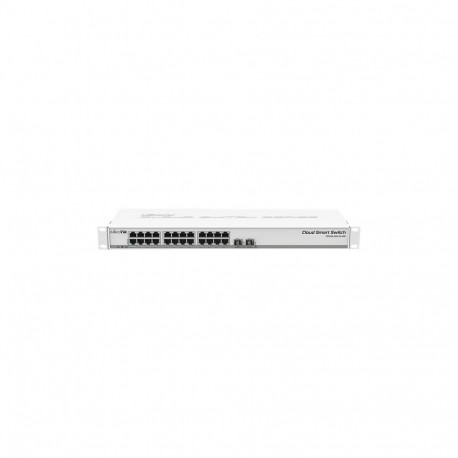 MikroTik cloud smart lüliti CSS326-24G-2S+RM haldatav L2 räkki paigaldatav 24 Gigabit Ethernet porti
