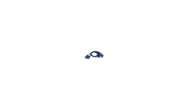 Aten 4-portiline USB VGA/heli kaabliga KVM-lüliti (0,9 m, 1,2 m)