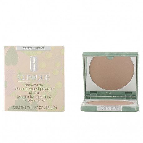 Clinique puuder Stay Matte Sheer 7,6gr, #03-stay beige