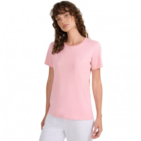 Koszulka damska 4F F2356 jasny róż 4FWMM00TTSHF2356 56S L