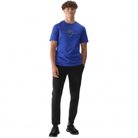 Koszulka męska 4F M2964 niebieska 4FWAW25TTSHM2964 33S L