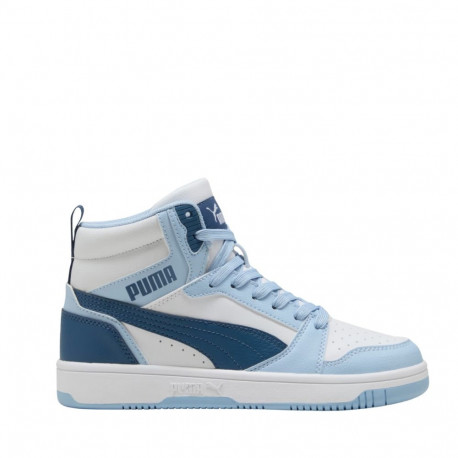 Puma laste jalanõud Rebound V6 Mid 393831 32 38, valge-sinine